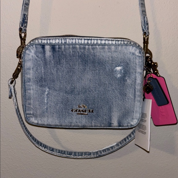 Coach Handbags - Coach Carey Denim Crossbody